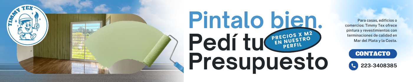Timmy Tex pintura y revestimientos en Mar del Plata y la Costa Atlántica