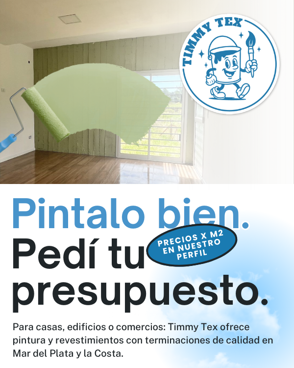 Web Mobile Flyer TIMMY TEX Pintura